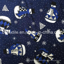 Snowman Design Cotton Reactive Printing Fabric